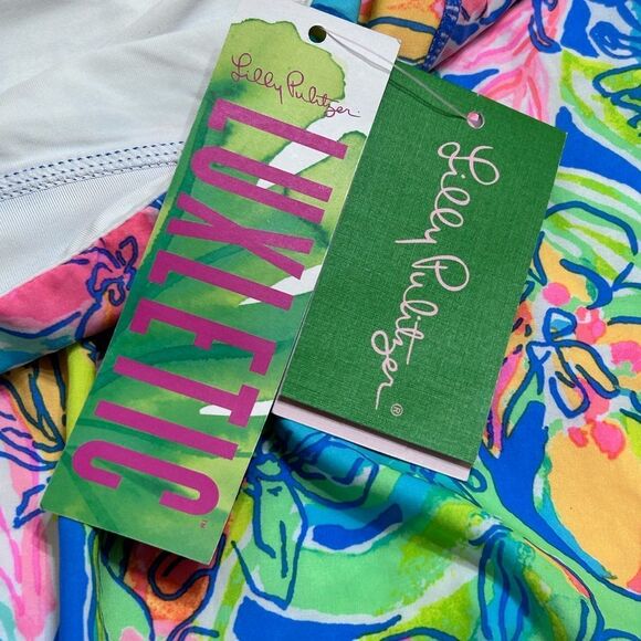 Lilly Pulitzer UPF 50+ Luxletic Aila Skort Surf Gypsea Swim - Picture 10 of 10